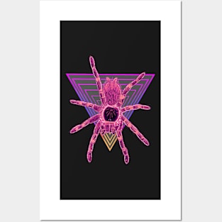 Tarantula “Vaporwave” Triangle V20 (Invert) Posters and Art